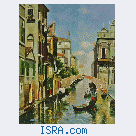 Картина маслом Солнечная Венеция 40х50см