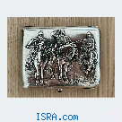 серебряный портсигар Три богатыря