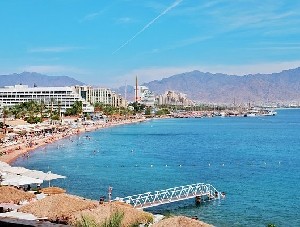 У Эйлата упал дрон 